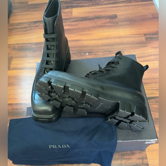 Prada Leather Booties - Picture 3 of 9